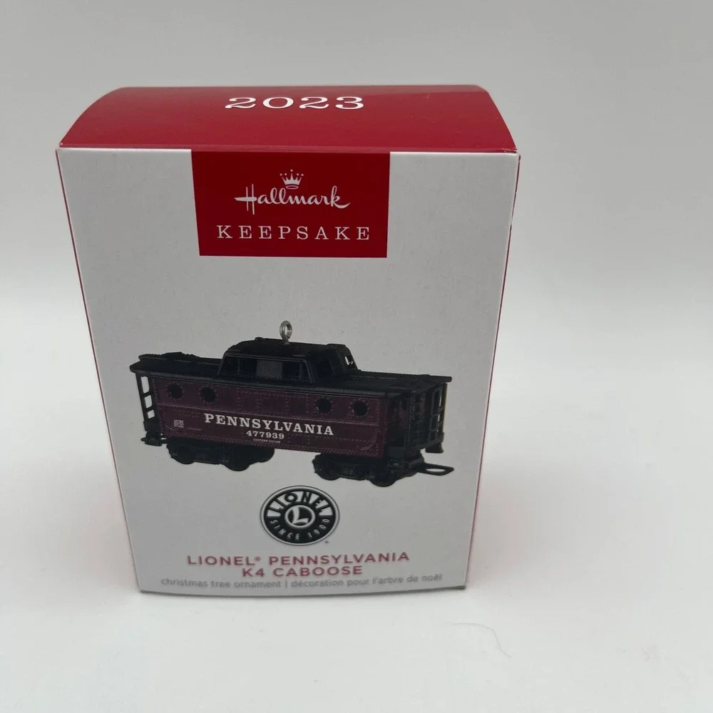 Hallmark Keepsake 2023 Lionel Pennsylvania K4 Caboose Ornament Die-Cast QXI6379